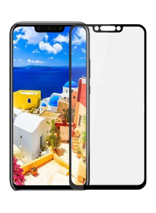 جلاس لاصقة حماية الشاشة من الزجاج المقوى لهاتف هواوي نوفا 3 أسود/شفاف