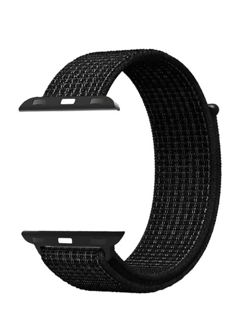 Nylon Replacement Band For Apple Watch 42mm Black