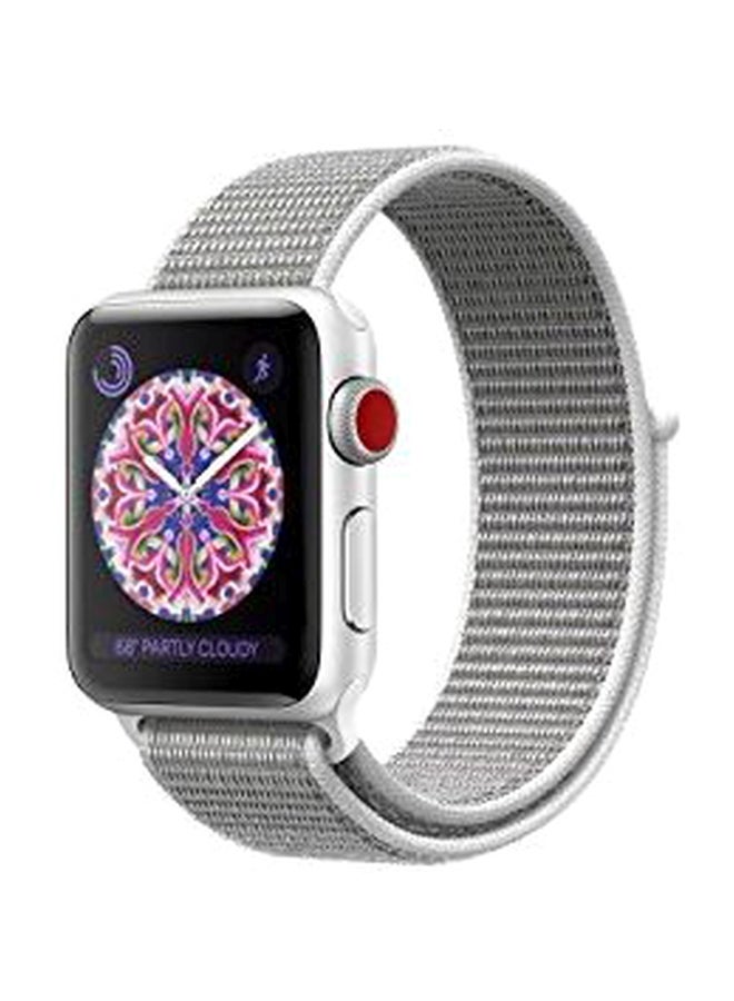 SBAQ - Fabric Band For Apple Smart Watch 42 Mm Silver - Image 1