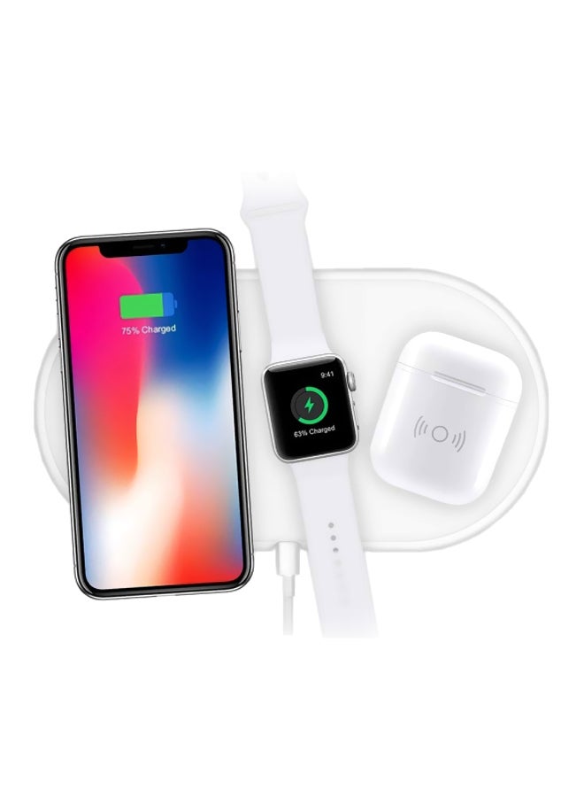 MARGOUN 3-In-1 Air QI Charging Pad White - Image 1