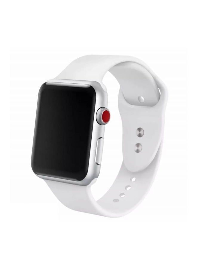 Generic - Replacement Band For Apple Watch 42 mm White - Image 1