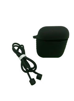 Protective Case Cover With Strap For Apple AirPods Pro Black