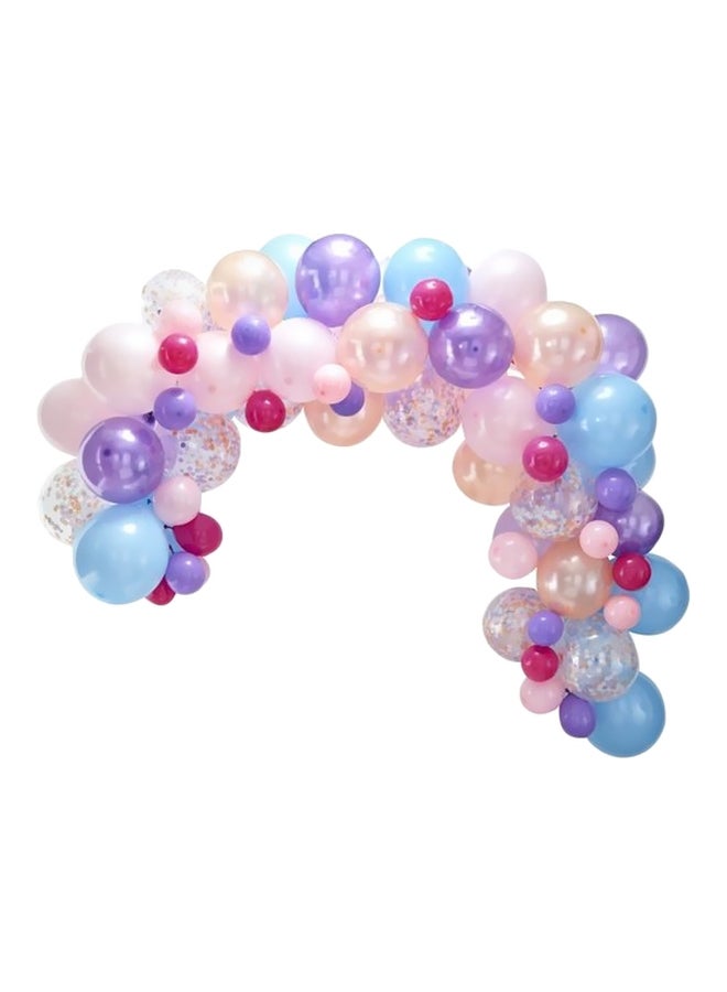 جينجر راي مجموعة بالونات على شكل قوس من 80 قطعة