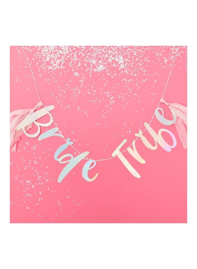 Ginger Ray Iridescent Bride Tribe Hen Bunting Banner 1.5meter - Image 2