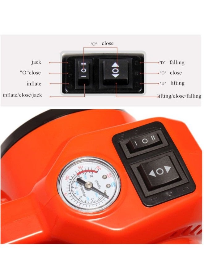 Generic 3-In-1 Electric Car Jack With Air Pump  - Image 2