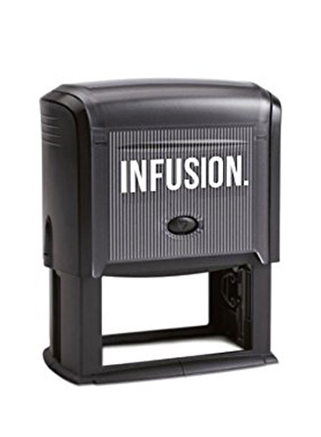 Infusion Self-Inking Box Stamps Black - Image 1