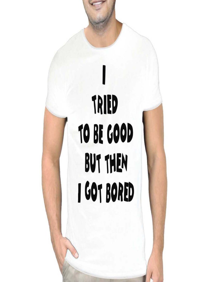FMSTYLES I Tried To Be Good But Then I Got Bored Short Sleeve T-shirt White  - Image 5