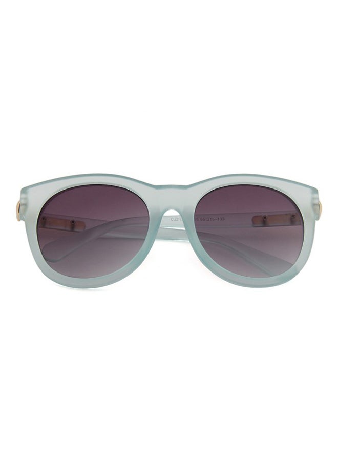 Veil Women's Round Frame Sunglasses - Lens Size: 56 mm  - Image 4
