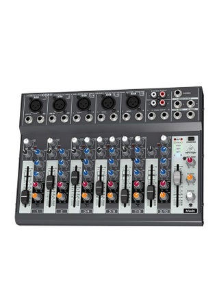 Premium 10-Input 2-Bus Mixer With Multi-FX Processor 1002B Grey/Red/Blue - v1554220664/N22250912A_1