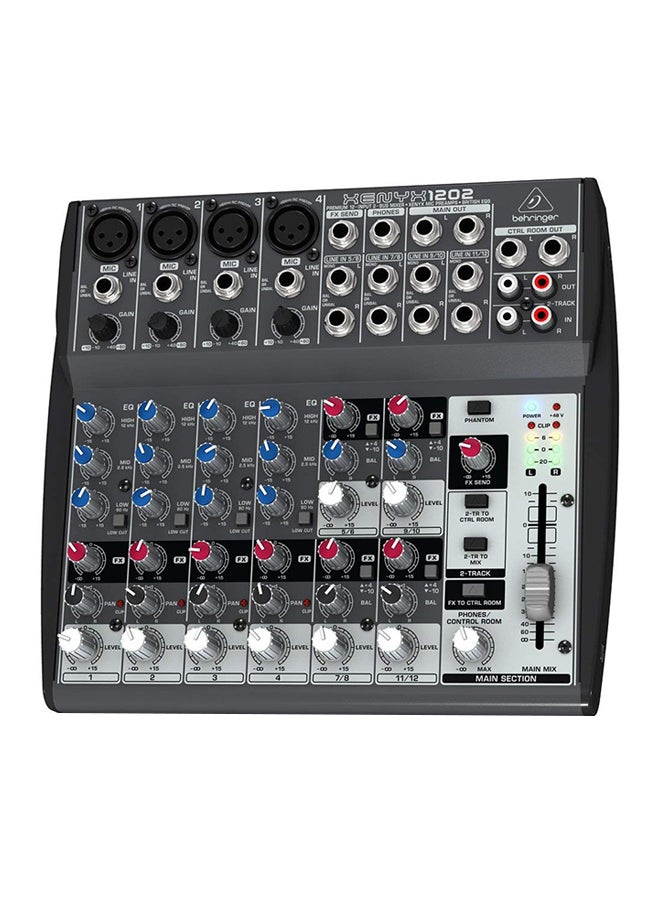 behringer - Premium 12-Input 2-Bus Mixer 1202 Grey/Red/Blue - Image 1