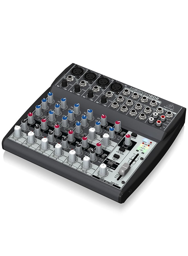 behringer - Premium 12-Input 2-Bus Mixer 1202 Grey/Red/Blue - Image 1
