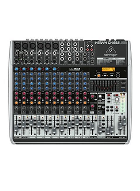 Premium 18-Input 3/2-Bus Mixer With Multi-FX Processor QX1832USB Grey/Red/Blue
