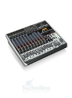 behringer Premium 18-Input 3/2-Bus Mixer With Multi-FX Processor QX1832USB Grey/Red/Blue  - Image 2