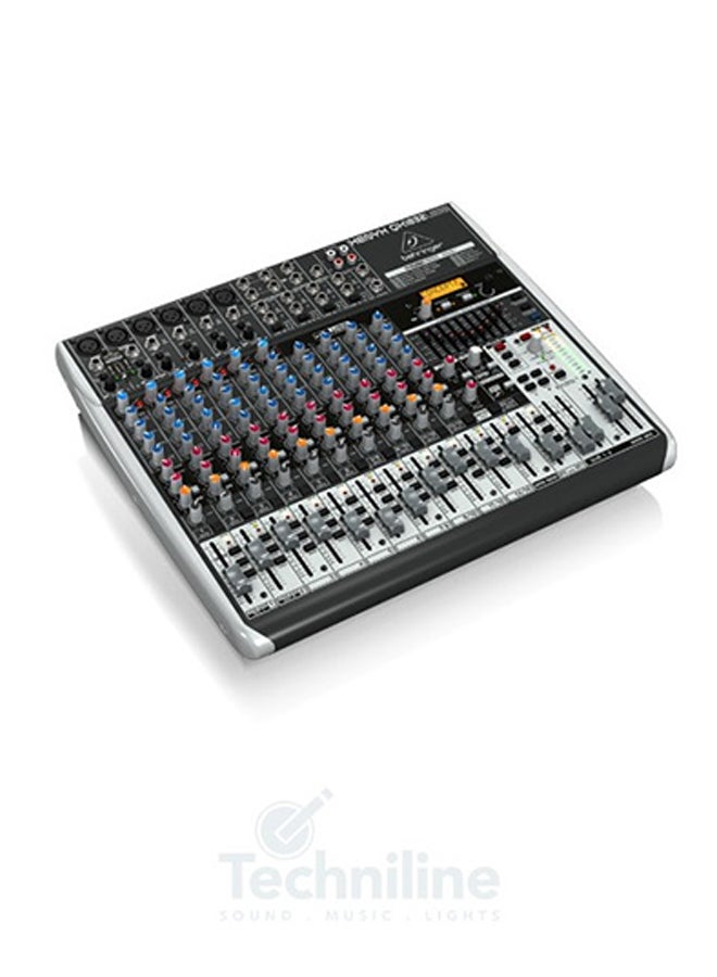 behringer - Premium 18-Input 3/2-Bus Mixer With Multi-FX Processor QX1832USB Grey/Red/Blue - Image 1