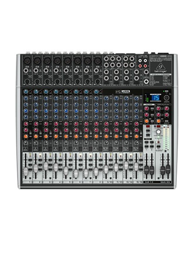 behringer - Premium 22-Input 2/2-Bus Mixer With Multi-FX Processor X2222USB Grey/Red/Blue - Image 1
