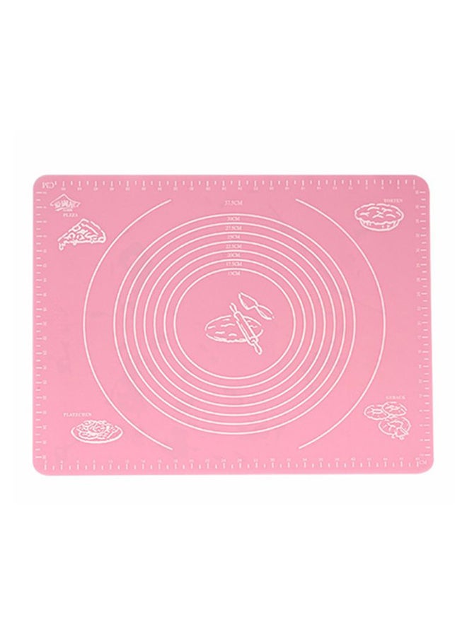 Cake Dough Rolling Kneading Baking Mat Pink 40 x 30centimeter - v1554220694/N22674942A_1