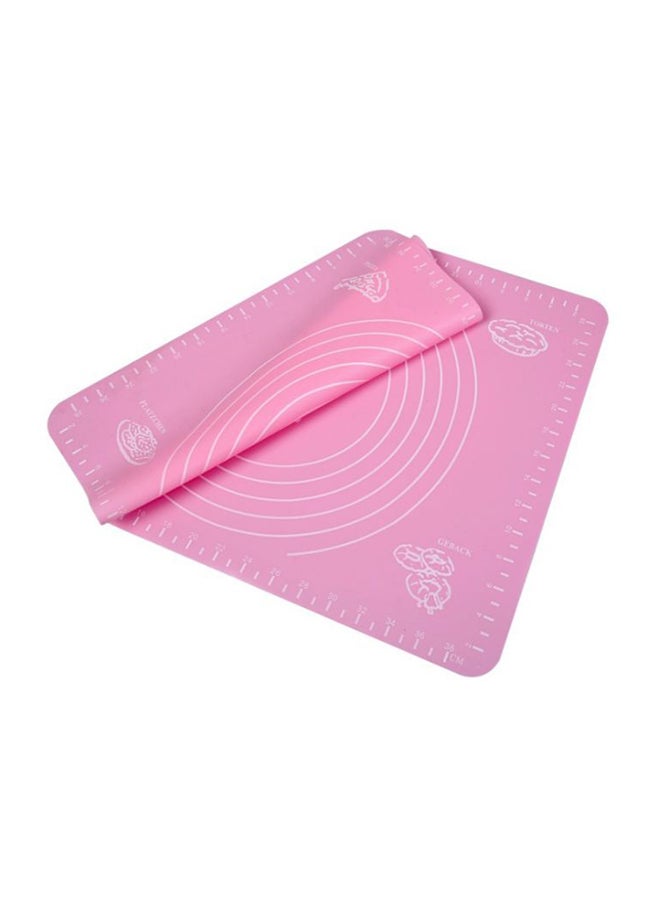 Cake Dough Rolling Kneading Baking Mat Pink 40 x 30centimeter - v1554220694/N22674942A_2