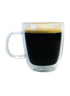 CRISTAL 2-Piece Double Wall Glass Cup Set Clear 310ml  - Image 2