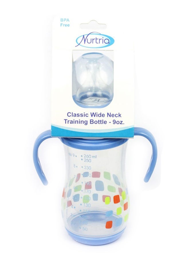 Nurtria Wide Neck Feeding Bottle (6+ Months) 266ml  - Image 1
