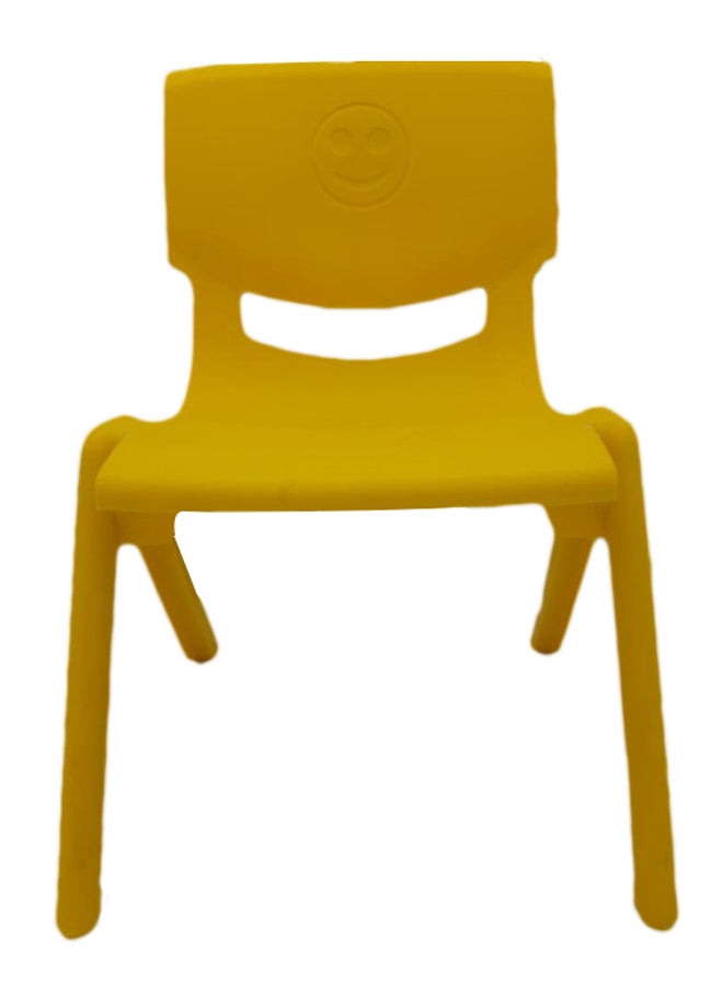 YULAN Smiley Chair Yellow 26x40x30centimeter