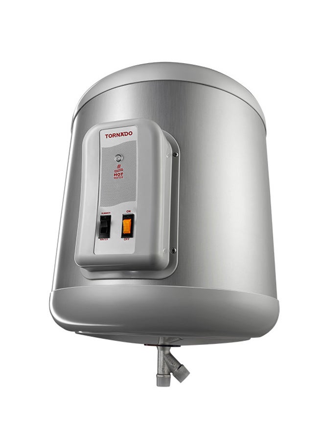 TORNADO - Electric Water Heater 35L EHA-35TSM-S Silver/Grey - Image 1