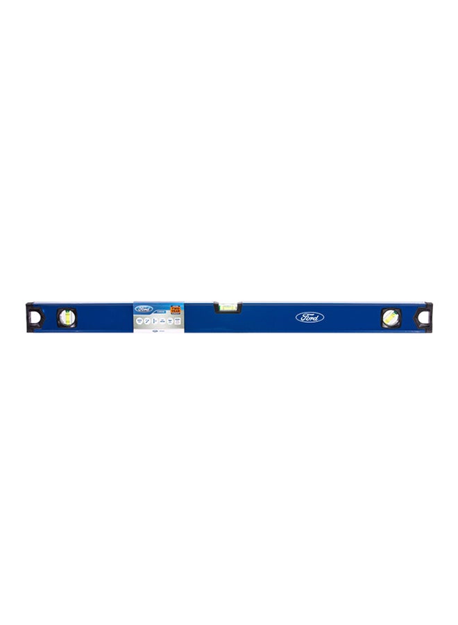 Ford - 800Mm Spirit Level , Aluminum Construction Blue/Black - Image 1