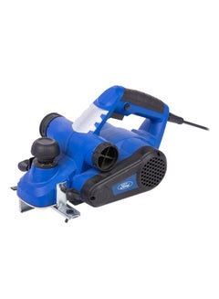 Ford 900 Watts 82mm Corded Electric 3mm Maximum Adjustable Depth Wood Trimmer Hand Held Planer With Dual Dust Port Blue/Black 