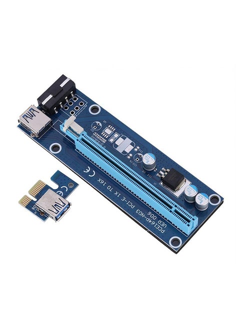 PCI-E Express Graphics Card Blue/Red/Yellow