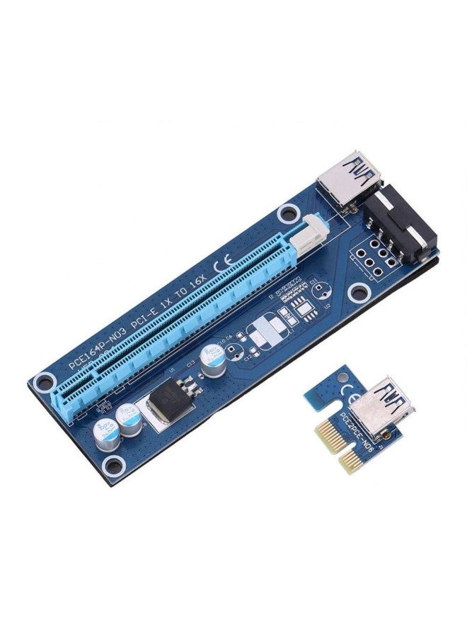 PCI-E Express Graphics Card Blue/Red/Yellow