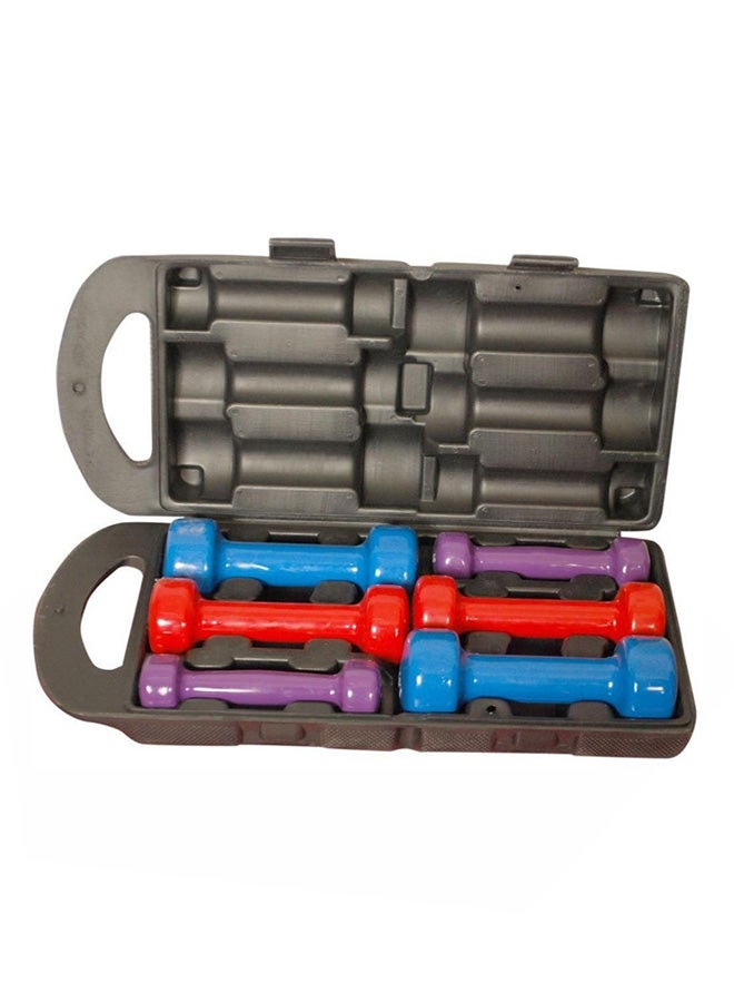 Generic Set Of 6 Dumbbell Weight 1x2kg 