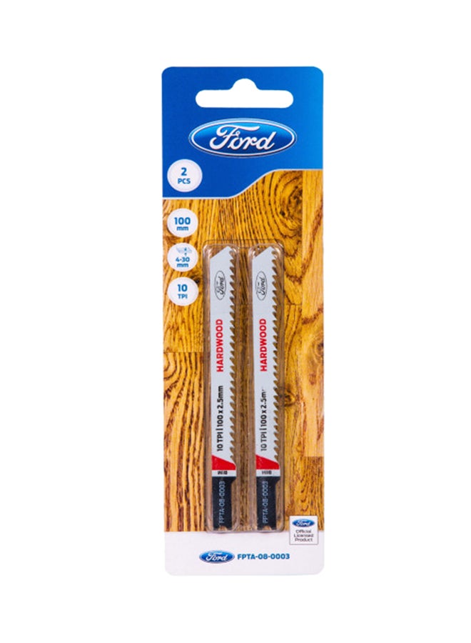 Ford Pack Of 2 Jigsaw Blades White
