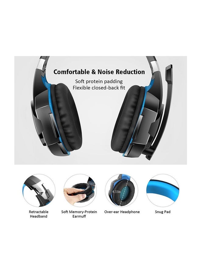 KOTION EACH G2000 Wired Over-Ear Headphones With Mic - Image 4