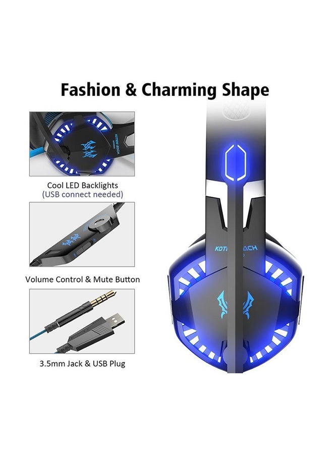 كوشن إيتش سماعة رأس G2000 للألعاب مزودة بميكروفون لجهاز الألعاب بلايستيشن 4/ جهاز الألعاب بلايستيشن 5/ إكس بوكس ون/ إكس بوكس سيريس إكس/ نينتندو سويتش/ الكمبيوتر - Image 3