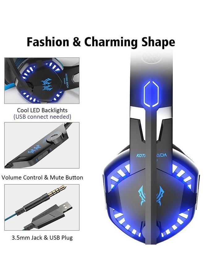 كوشن إيتش سماعة رأس G2000 ستيريو للألعاب لجهاز الألعاب بلايستيشن 4/ جهاز الألعاب بلايستيشن 5/ إكس بوكس ون/ إكس بوكس سيريس إكس/ نينتندو سويتش/ الكمبيوتر - Image 4