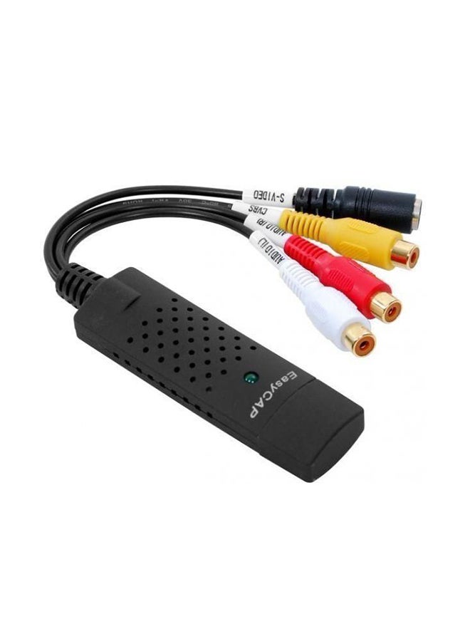 Generic - USB VHS To DVD Converter Audio Video Composite Capture Card Adapter Multicolour - Image 1