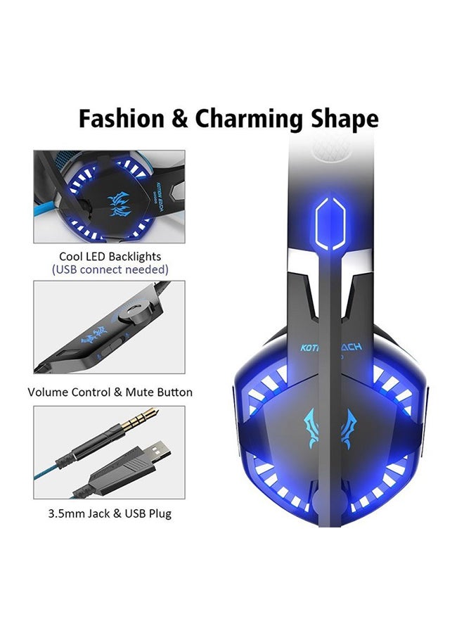 كوشن إيتش سماعة رأس سلكية للألعاب G2000 ستيريو فوق الأذن مزودة بميكروفون لجهاز PS4/PS5/XOne/XSeries/NSwitch/PC - Image 3