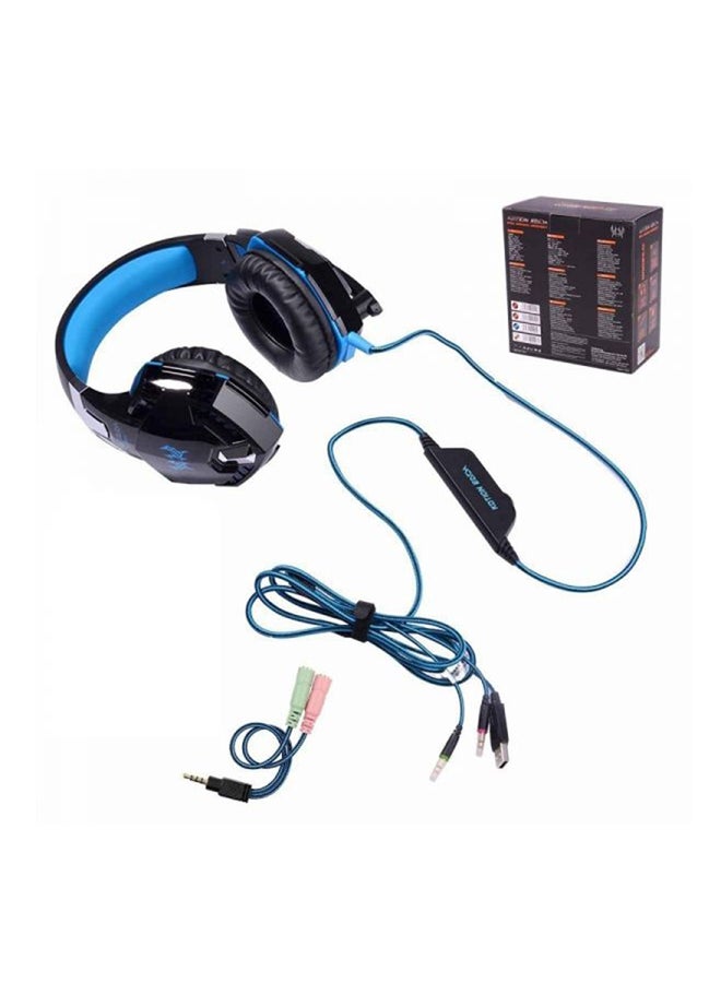 KOTION EACH G2000 Stereo Over-Ear Headband Mic Gaming Headset For PS4/PS5/XOne/XSeries/NSwitch/PC - Image 1