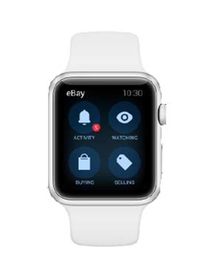 Generic Smart Bluetooth Watch For Mobile Phone White  - Image 1