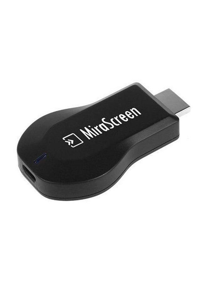 Mirascreen TV Dongle Adapter Miracast Receiver Black - Image 1