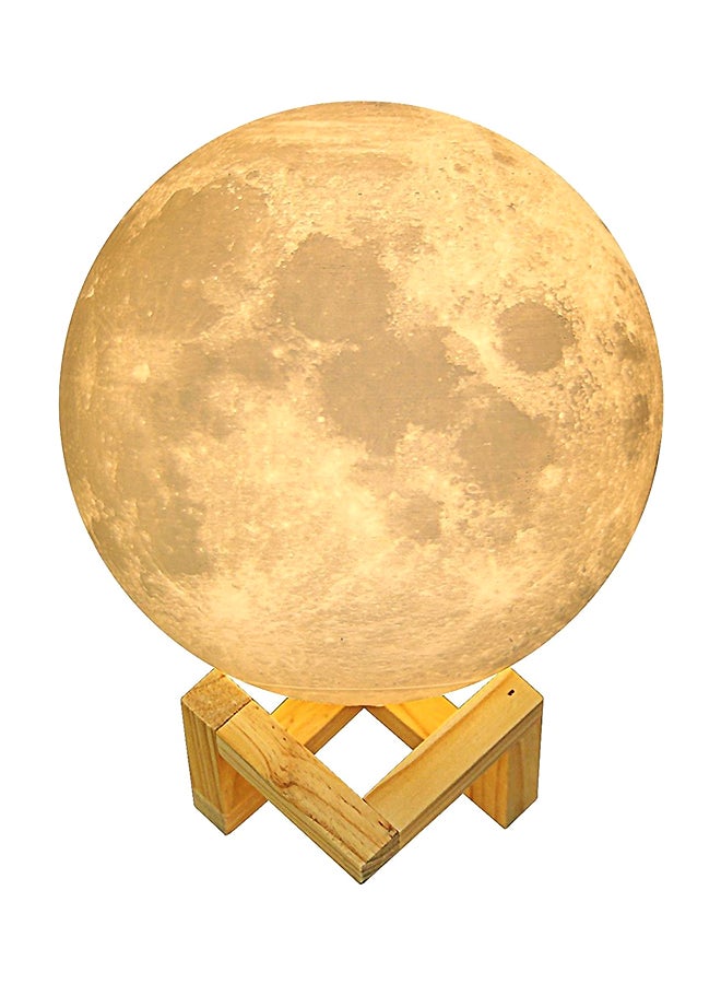 ZTO LED Moon Lamp With USB White/Yellow - Image 1