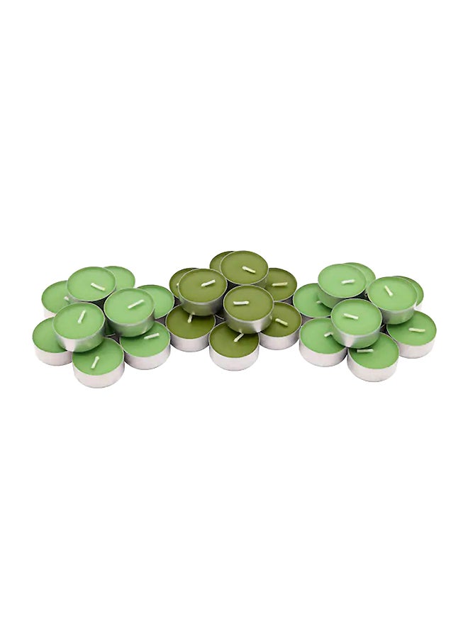 SINNLIG 30-Piece Winter Apples Tealight Scented Candle Green 