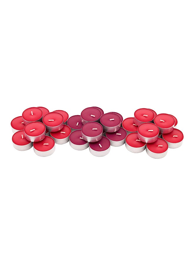 SINNLIG - 30-Piece Garden Berries Tealight Scented Candle Red - Image 1