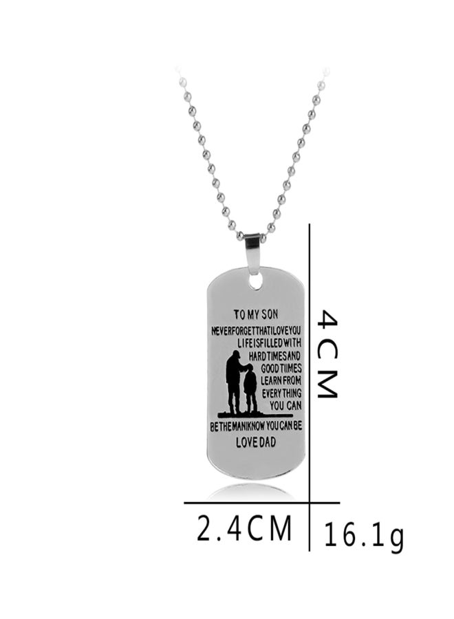 Fashion Street - Stainless Steel Pendant Necklace - Image 1