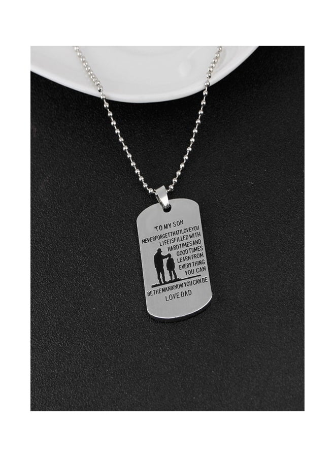 Fashion Street - Stainless Steel Pendant Necklace - Image 1