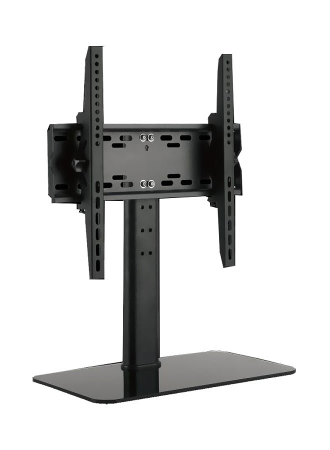 Bluetek - Tabletop TV Stand for 26-60 inch LCD LED TV - 6 Level Height Adjustable TV Stand Mount Black - Image 1