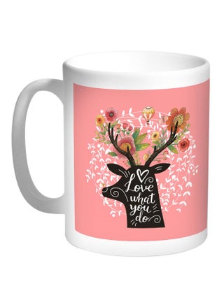 Love What You Do Printed Coffee Mug Pink/White/Black - v1554288424/N22993824A_1