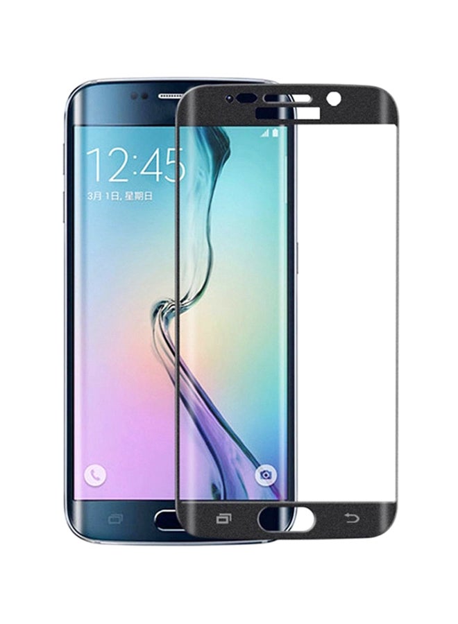 Muzz 3D Tempered Glass Screen Protector For Samsung Galaxy S7 Edge Black/Clear
