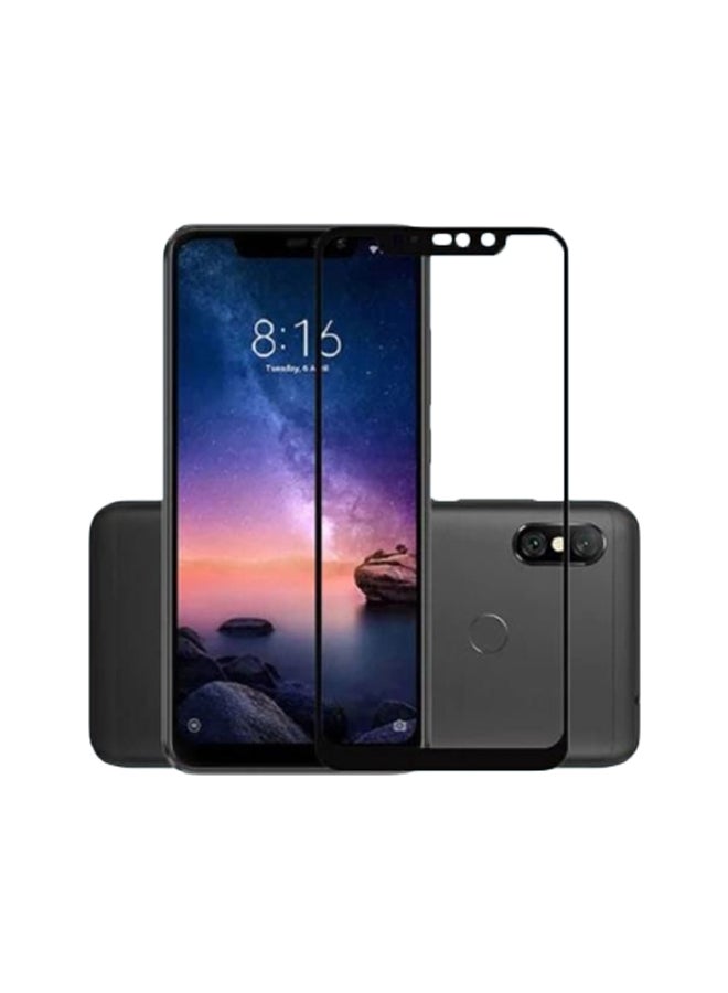 لاصقة حماية شاشة 5D من الزجاج المقوى لهاتف شاومي ريدمي نوت 6 برو أسود / شفاف