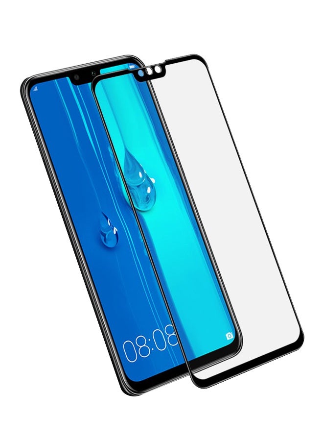 Muzz 6D Tempered Glass Screen Protector For Huawei Y9 (2019) Clear/Black