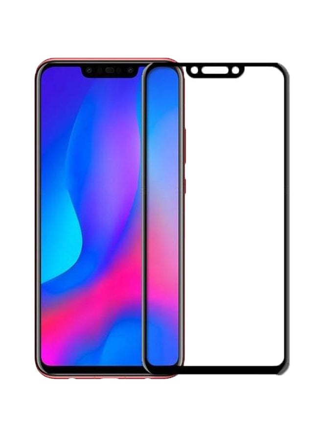 Muzz Tempered Glass Screen Protector For Huawei Nova 3i Black/Clear - Image 1